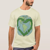 Liebe Erde - Recycle! T-Shirt (Vorderseite)