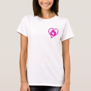 LIEBE ERDE (rosa) T-Shirt