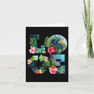 Liebe Erde Tag Recycling Frohen Erdtag Lehrer K Karte
