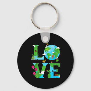 Liebe Erde Welt Planet Tag Umwelt Tier Schlüsselanhänger