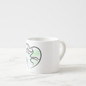 Liebe-Erdespresso-Tasse Espressotasse (Vorderseite Rechts)