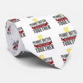 Liebe-Erdnussbutter-lustiger Feinschmecker-Entwurf Krawatte (Gerollt)