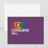 LIEBE ERHÄLT ALLE -.png Postkarte (Vorne/Hinten)