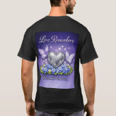 Liebe erinnert sich T-Shirt (Rückseite)