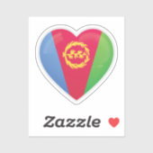 Liebe Eritrea Aufkleber (Blatt)