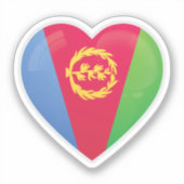 Liebe Eritrea Aufkleber (Vorderseite)