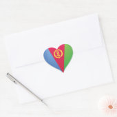 Liebe Eritrea - Herzensticker Herz-Aufkleber (Umschlag)