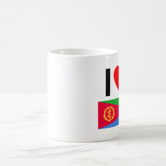 Liebe Eritrea Kaffeetasse (Mittel)