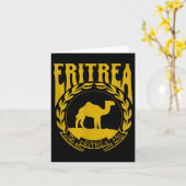 Liebe Eritrea mit Eritrea Emblem Eritrea Independe Karte (Gelbe Blume)