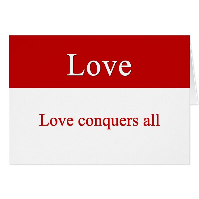 Liebe erobert alle (Vorderseite (Horizontal))