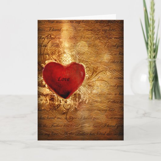 Liebe erobert alle karte (Vorderseite)