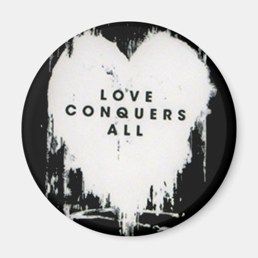 Liebe erobert alle magnet (Vorne)
