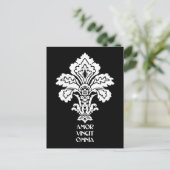 Liebe erobert alles (schwarzweiß) postkarte (Stehend Vorderseite)