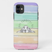 Liebe erobert den ganzen Hund Regenbogenbasenhalm Case-Mate iPhone Hülle (Rückseite)