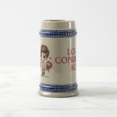 Liebe erobert den ganzen Valentinstag Bierglas (Mittel)