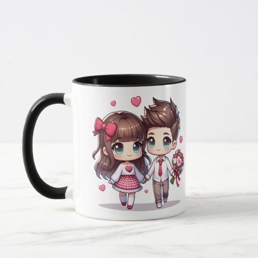Liebe erobert den ganzen Valentinstag Tasse (Links)