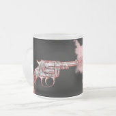 Liebe erschossen. mattglastasse (Vorderseite Links)