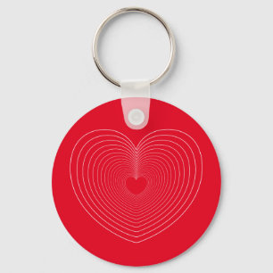 LIEBE-ERSCHÜTTERUNGEN ♥ 01 ♥ 2,25" grundlegen Schlüsselanhänger