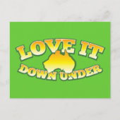 Liebe es unten unter australischem australischem postkarte (Vorderseite)