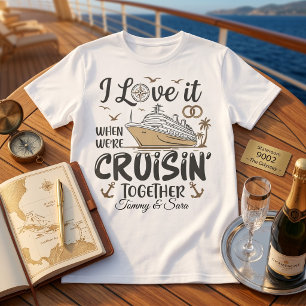 Liebe es, wenn wir zusammen cruisen Benutzerdefini T-Shirt