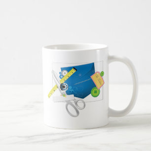 Liebe, es zu nähen u. zu nähen geht kaffeetasse