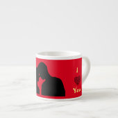 Liebe Espressotasse (Vorderseite Rechts)