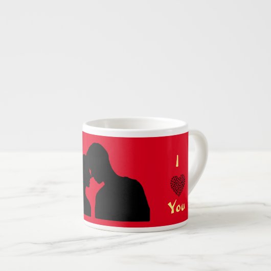 Liebe Espressotasse (Vorderseite Rechts)