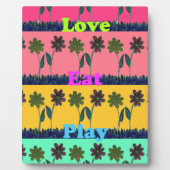 Liebe Essen Spielkunst Printwerbung Fotoplatte (Vorderseite)