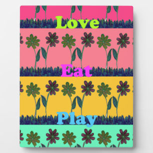 Liebe Essen Spielkunst Printwerbung Fotoplatte