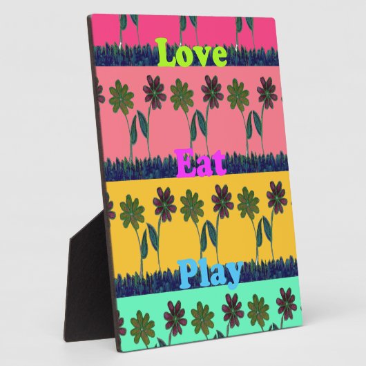 Liebe Essen Spielkunst Printwerbung Fotoplatte (Seite)