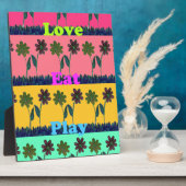 Liebe Essen Spielkunst Printwerbung Fotoplatte (Seite)