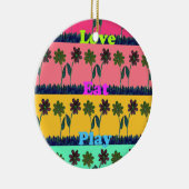 Liebe Essen Spielkunst Printwerbung Keramik Ornament (Rechts)