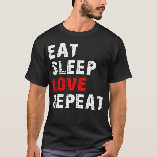 Liebe essen T-Shirt (Vorderseite)