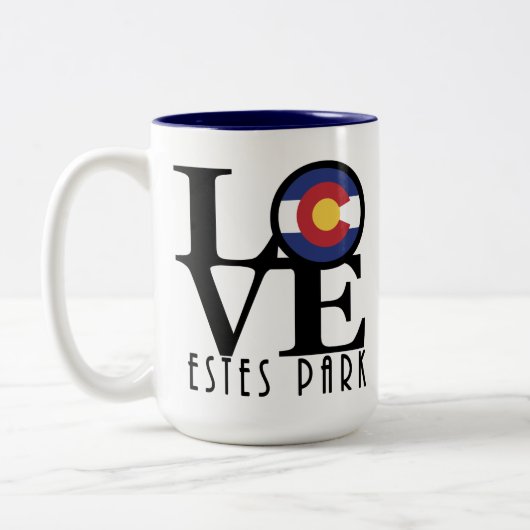 LIEBE Estes Park 15oz Zweifarbige Tasse (Links)