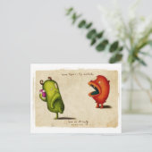 Liebe Estrange Critters Postkarte (Stehend Vorderseite)