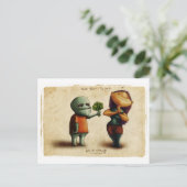 Liebe Estrange Critters Postkarte (Stehend Vorderseite)