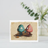 Liebe Estrange Critters Postkarte (Stehend Vorderseite)