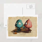 Liebe Estrange Critters Postkarte (Vorne/Hinten)