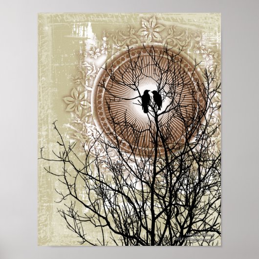 Liebe Eternal Gothic Art Poster (Vorne)