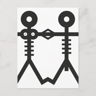 Liebe Eternal Skeletons Icon 2007 Art Postkarte