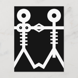 Liebe Eternal Skeletons Icon 2007 Art Postkarte