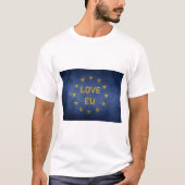 Liebe EU - Anti-Brexit T - Shirt (Vorderseite)