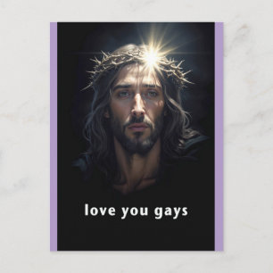 liebe euch Schwule Postkarte