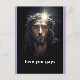 liebe euch Schwule Postkarte