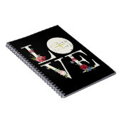 Liebe Eucharist Erste Heilige Kommunion Christlich Notizblock (Rechte Seite)