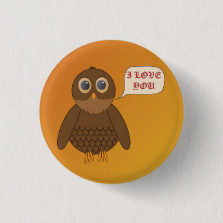 Liebe-Eule Button