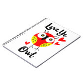 Liebe Eule Notizblock (Linke Seite)