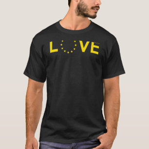 Liebe Europa Flaggenunion Flagge EU Flagge Anti-Br T-Shirt