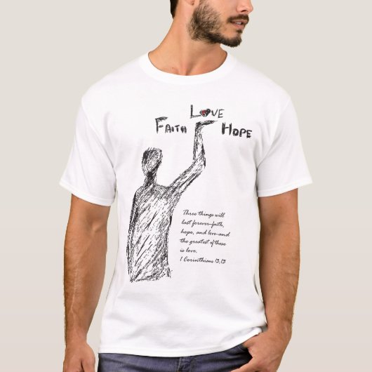 Liebe-Evangelium-T - Shirt (Vorderseite)