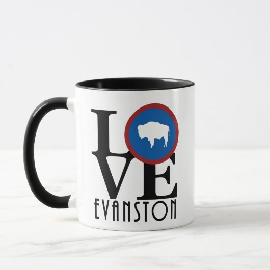 LIEBE Evanston WY 11oz Tasse (Links)
